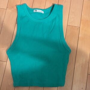 Zara Women's Teal Tank Top